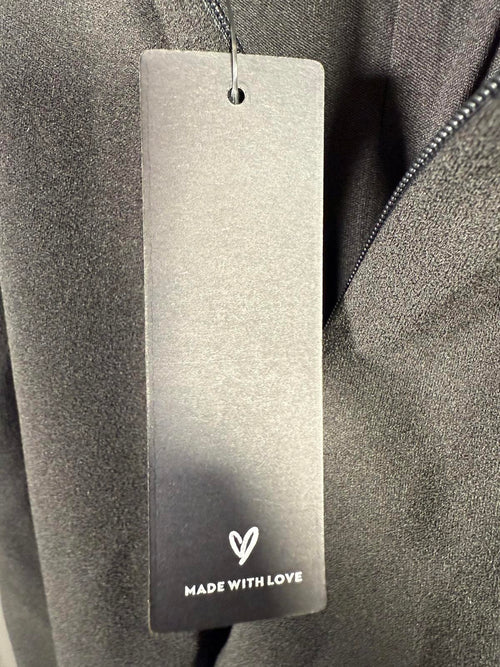 Lulus Kick It Black High-Waisted Trouser Pants - XL