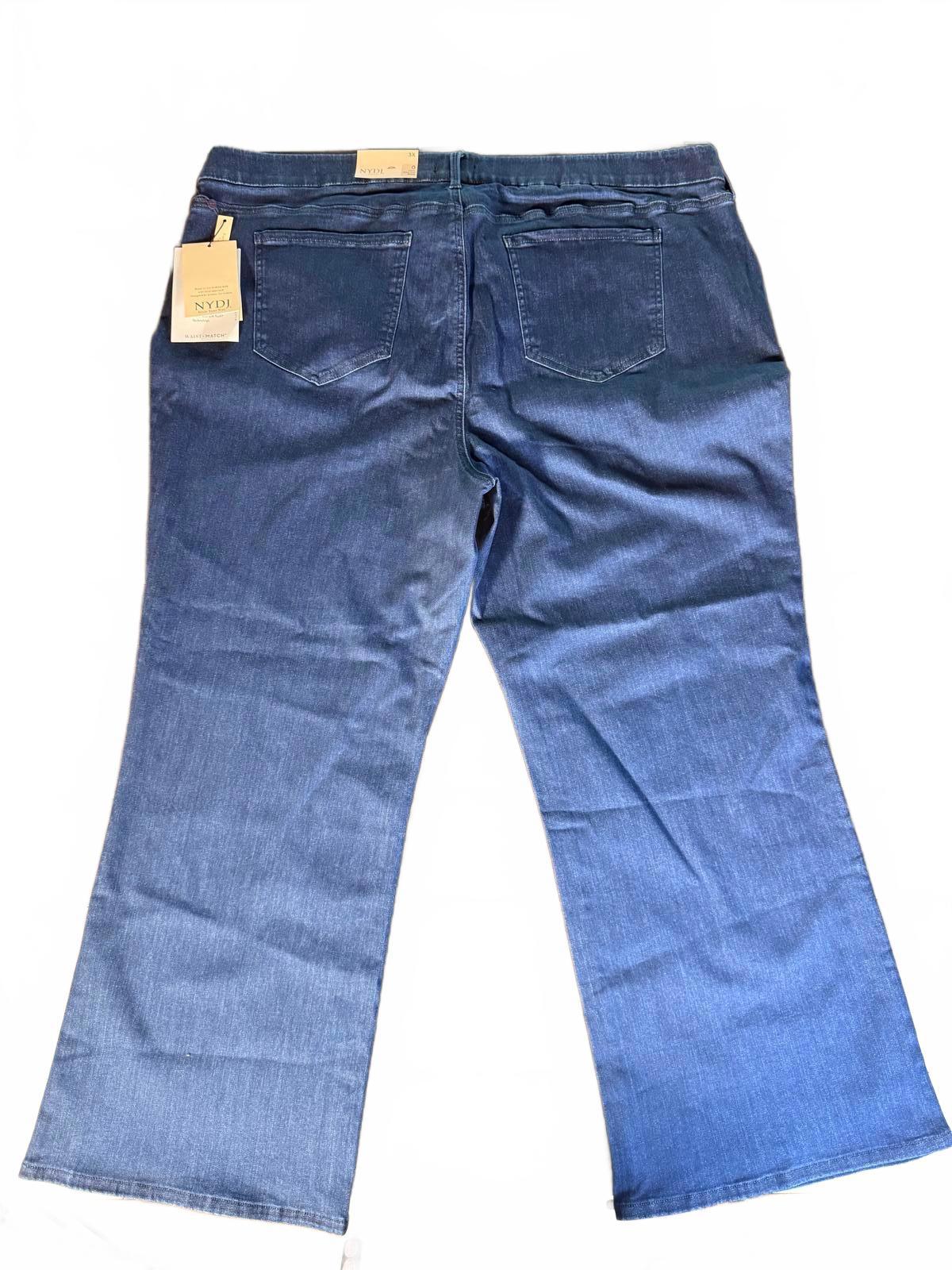 NYDJ Waist Match Relaxed Flare In Genesis. LiftXTuck Technology. Size 3X. NWT