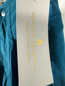 Spiritual Gangster Women's Teal Blue Taylor Cargo Loungewear - XS