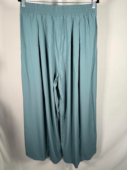 NWT Halara High Waisted Pocket Wide Leg Flowy Palazzo Quick Dry Casual Pants-L