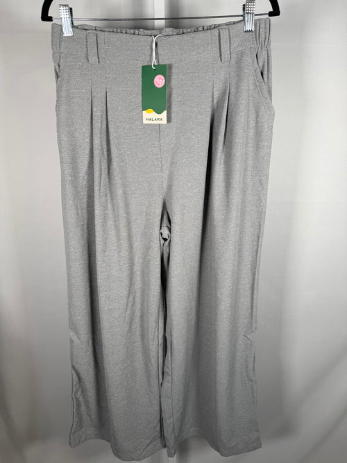 NWT Halara Flex™ High Waisted Pocket Wide Leg Waffle Work Pants Size L Petite
