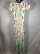 NWT DKNY Women's Mint and Tan Maxi Dress Size 6