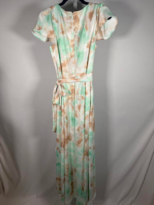 NWT DKNY Women's Mint and Tan Maxi Dress Size 6