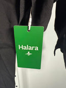 NWT Halara Tie Neck Long Sleeve Work Blouse Black M