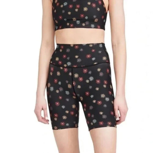 NWT Splits59 Ava High Waist Floral Bike Short XS