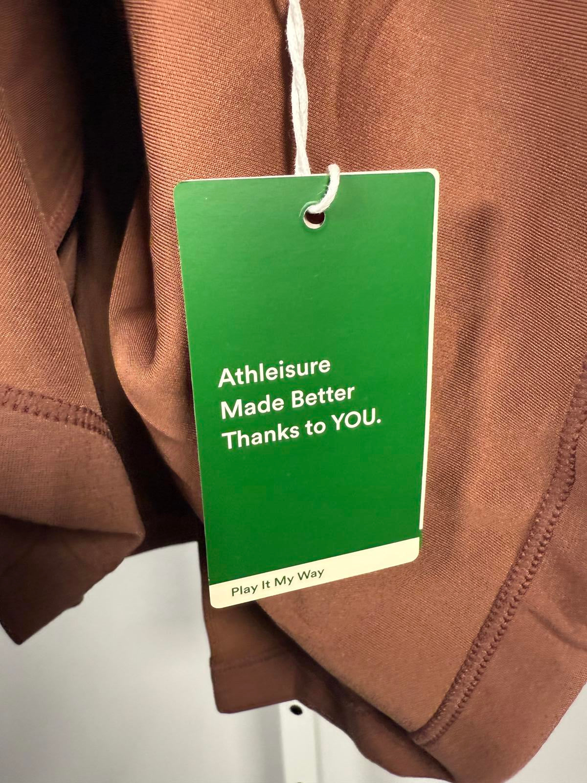 NWT Halara Drawstring Long Sleeve Pleated Hem Mini Casual Hoodie Dress Mustang L