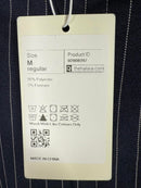 NWT Halara High Waisted Zipper Pocket Wide Leg Striped Work Pants Size - M