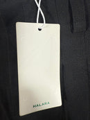 NWT Halara Flex™ High Waisted Pocket Wide Leg Waffle Work Pants Black Size L