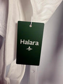 NWT Halara Ribbed Knit Square Neck Long Sleeve Skinny Casual Bodysuit White - M