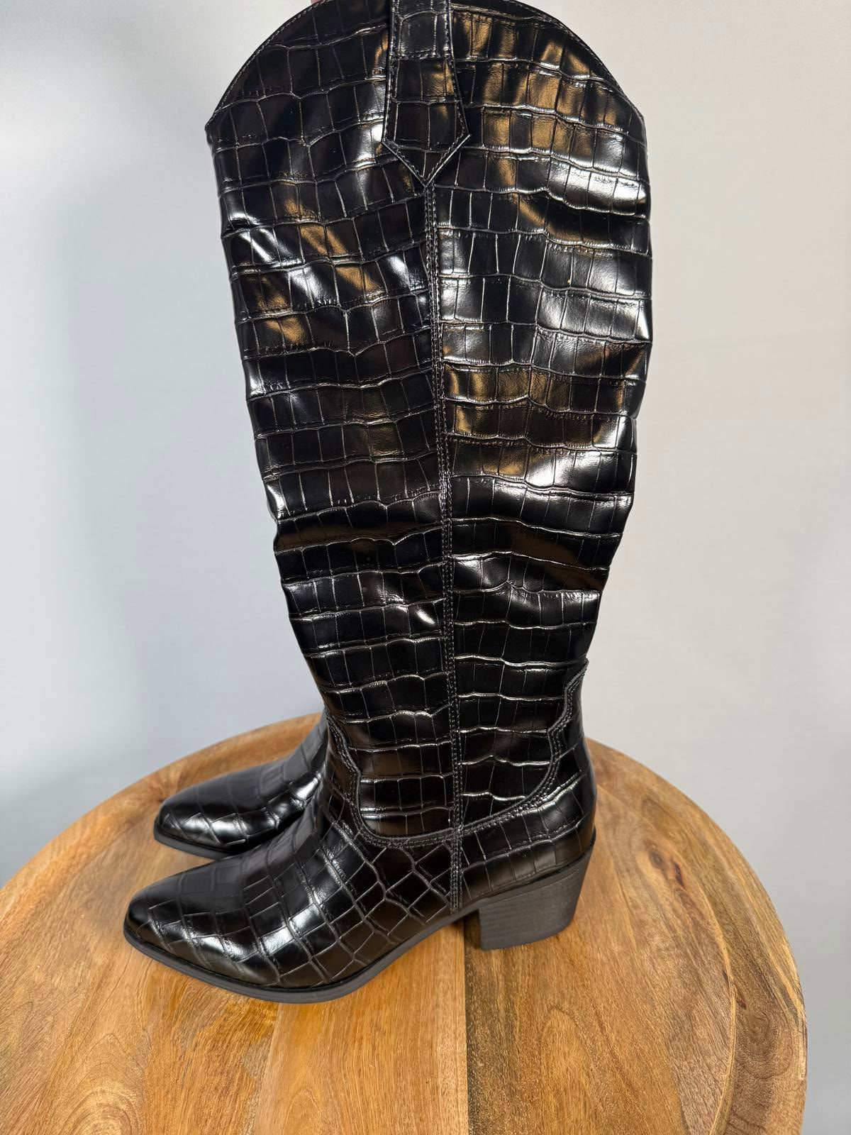 Sun + Stone Women's Dollyy Pointed-Toe Western Boots Size 5.5 NWOB