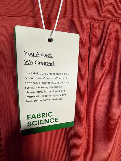 NWT Halara Flex High Waist Body Sculpt Waist-Slimming Work Pants Etruscan Red S