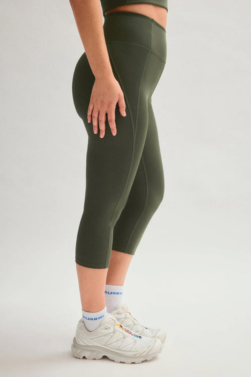 NWT Girlfriend Collective Terrace Compressive High-Rise Capri S