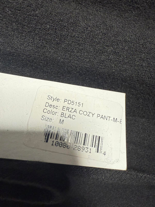 LBLC the Label Erza Cozy Pocket Pant Black Size M NWT