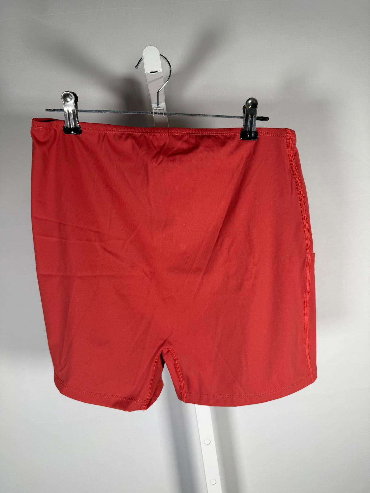 NWT Halara Breezeful High Low 2-Piece Pocket Midi Casual Dress Kapok Red L