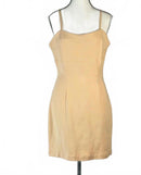 NWT Avec Les Filles Pale Yellow Sleeveless Mini Dress Size 10