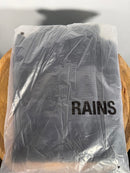 NWT Rains Addis Fleece Half Zip Unisex Jacket Black Size L
