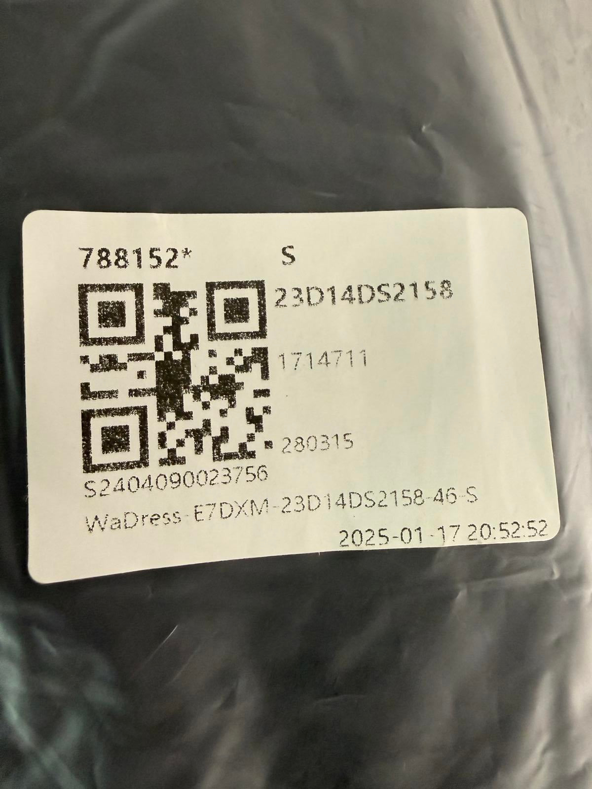 NWT Halara Black Mini Dress Halter Back Small