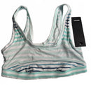 DKNY Women's Multi-Color Striped Sports Bra- Size S