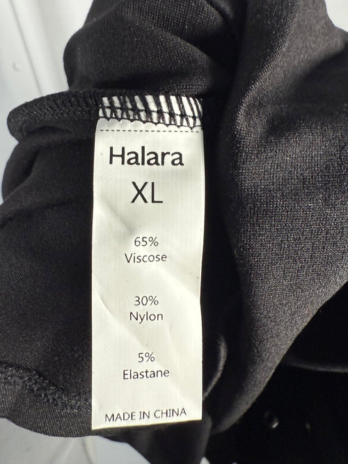 NWT Halara Round Neck Zipper Belted Pocket Midi Fit Work Dress - Size XL