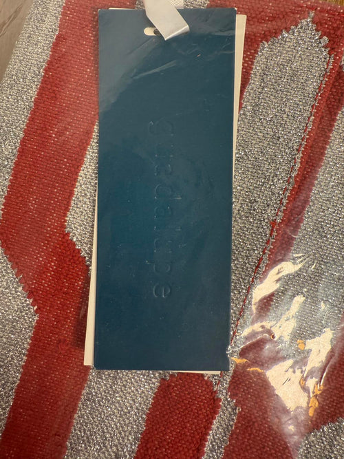 GUADALUPE DHURRIE CLUTCH RED/SILVER