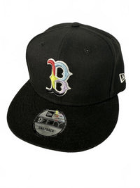 NWT New Era 9FIFTY Boston Red Sox Snapback Hat with Multicolor logo