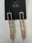 NWT nOir Jewelry Crystal Drop Earrings