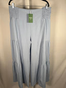 NWT Halara Breezeful™ High Waisted Shirred Tie Front & Back Wide Leg Pants XL