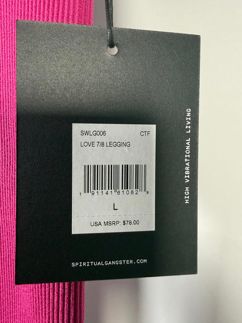 NWT Spiritual Gangster Love Sculpt Seamless 7/8 Legging Size Large