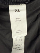 NWTHalara Mid Rise Ruched Asymmetric Hem Bodycon Mini Casual Skirt Black XL