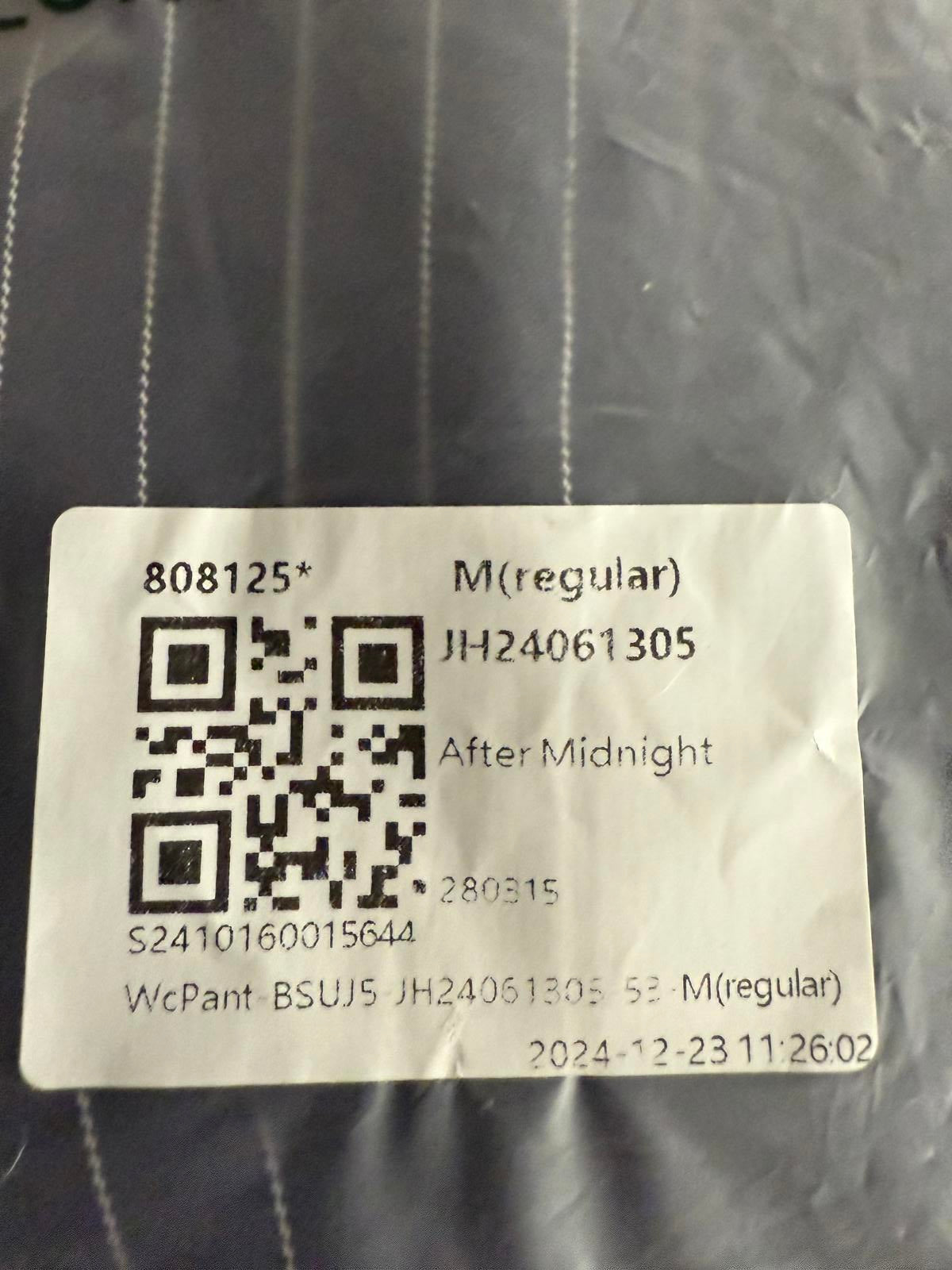 NWT Halara High Waisted Zipper Pocket Wide Leg Striped Work Pants Size - M