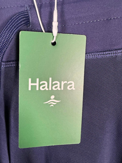 NWT Halara High Waisted Contrast Mesh 2-in-1 Pocket Midi Flare Casual Skirt - M