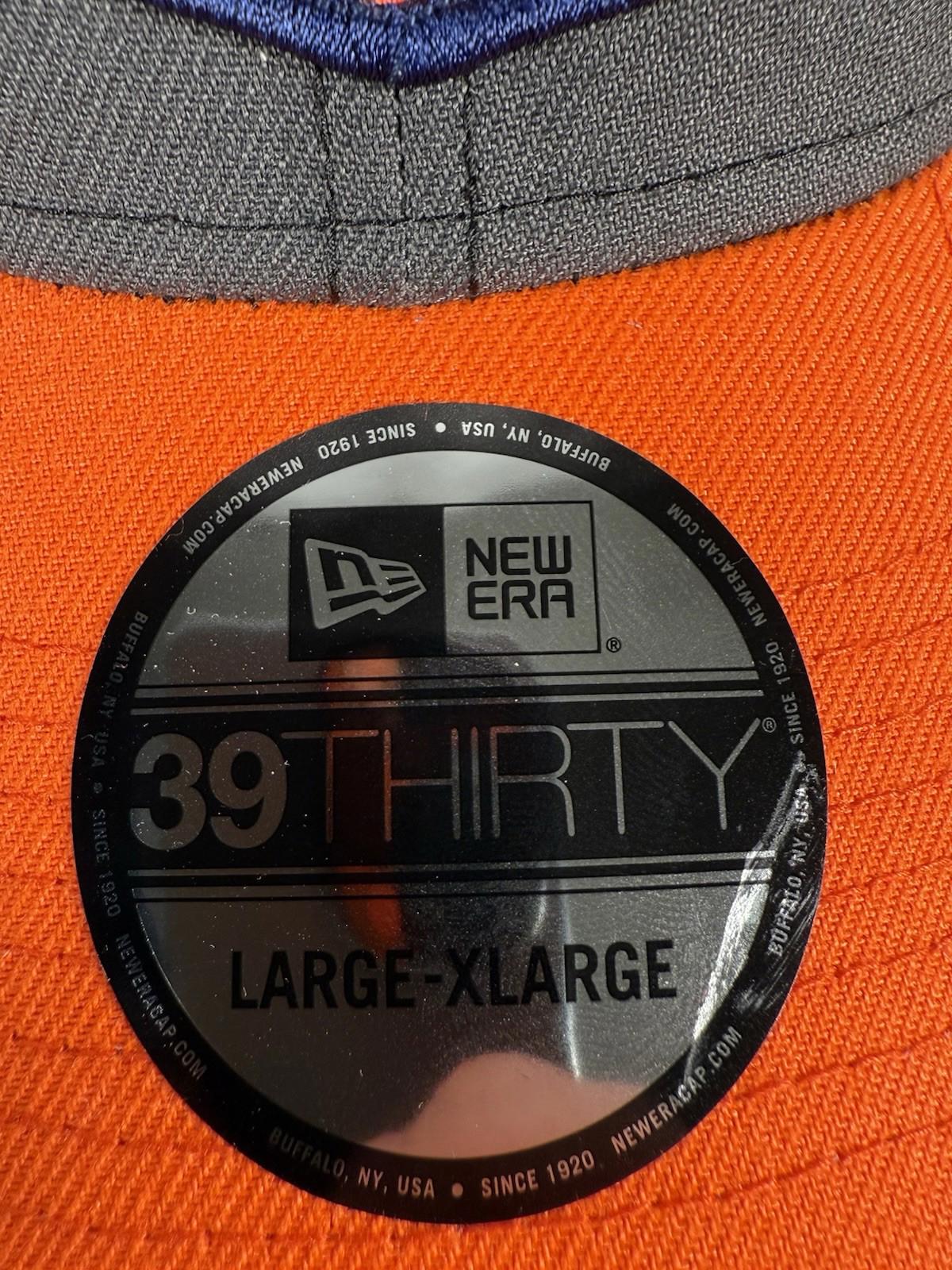 Denver Broncos New Era 39THIRTY NFL Draft Stretch Fit Mesh Back Hat L/XL