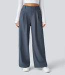 NWT Halara Flex™ High Waisted Pocket Wide Leg Waffle Work Pants Size Small