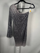 NWT GUESS Women's Samantha One-Bell-Sleeve Sequin Dress Size XS