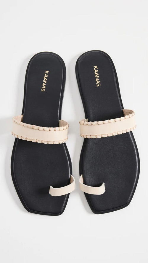 Kaanas Pirita Sandal Cream Size 9 NIB