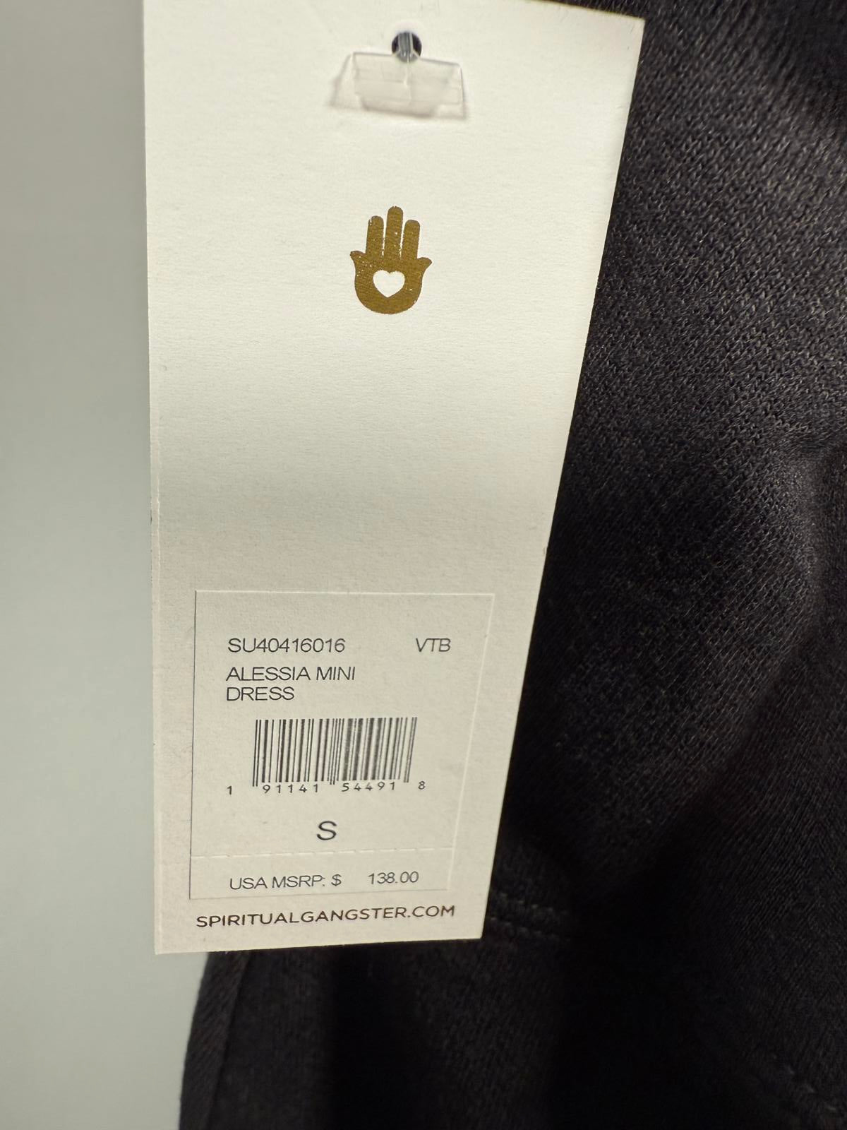 Spiritual Gangster Women's Alessia Mini Dress Black - S