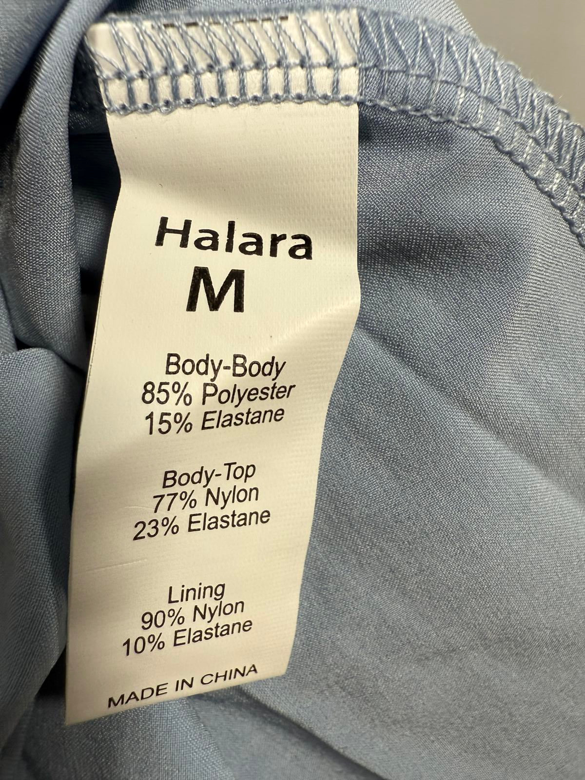 NWT Halara Breezeful High Low 2-Piece Pocket Flowy Midi Casual Dress Ice Blue M