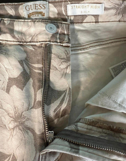 NWT Guess Party Time Tan Jeans Women's Size 28x29 Denim Pants