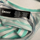 DKNY Women's Multi-Color Striped Sports Bra- Size S