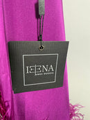 NWT Mac Duggal 55805 Purple Feathered Hem High Neck Sleeveless Trapeze Dress - 4