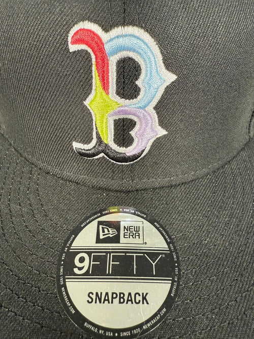 NWT New Era 9FIFTY Boston Red Sox Snapback Hat with Multicolor logo