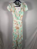 NWT DKNY Women's Mint and Tan Maxi Dress Size 6