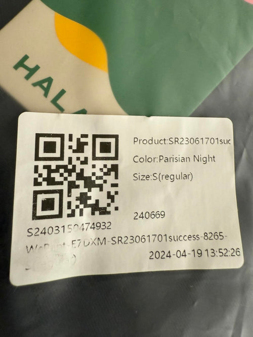 NWT Halara High Waisted Zipper Pocket Shirred Straight Leg Work Pants Size S