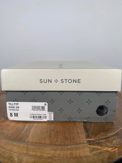 Sun Stone Women's Wedge Sandals with Cork Platform Size 8 NWB