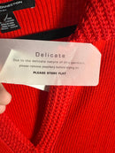 NWT FRENCH CONNECTION Women's Cosysoft V-neck Midi Dress In Red Size L