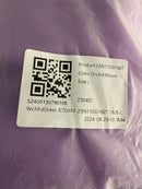 NWT Halara V Neck Ruched Lace Up Contrast Mesh Midi Casual Dress Orchid Bloom L