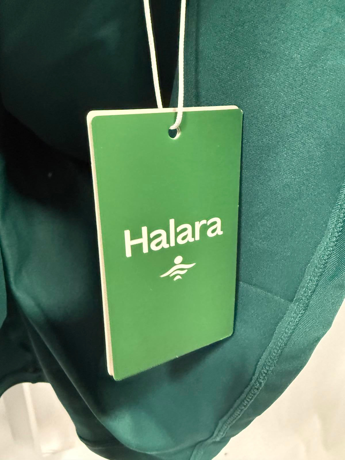 NWT Halara Mock-neck Long Sleeve Pocket Flare Maxi Casual Dress Size XS