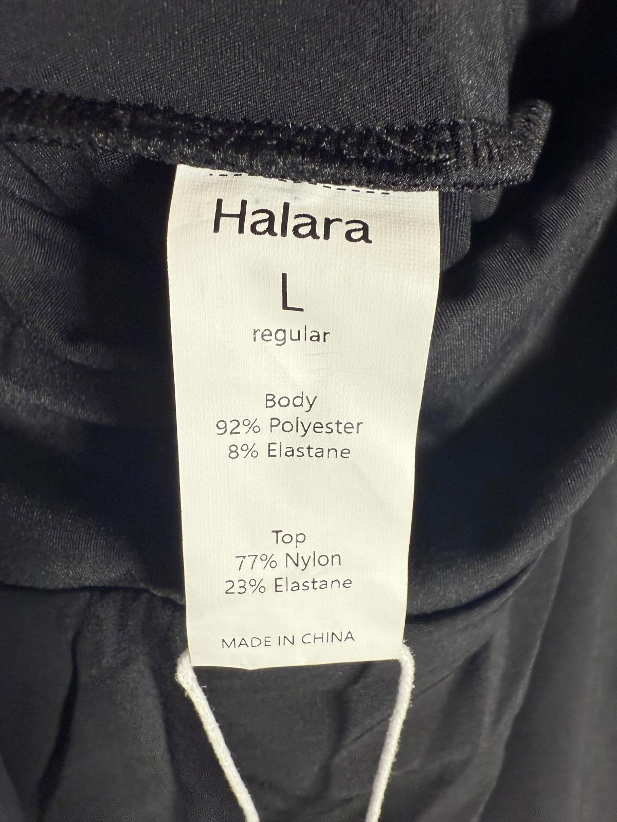 NWT Halara Breezeful High Waisted Pocket 2-in-1 Flowy Casual Maxi Skirt Black L