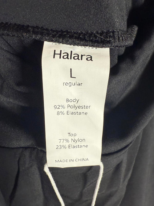 NWT Halara Breezeful High Waisted Pocket 2-in-1 Flowy Casual Maxi Skirt Black L