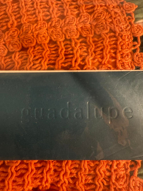 Guadalupe Seneiya Crochet Dress Orange - XL